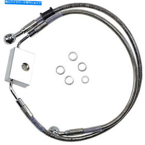 Hoses g̃XeX|tgu[LC+4n[[14-20 48 xlx Extended Length Stainless Steel Front Brake Line +4 harley 14-20 forty-eight XLX