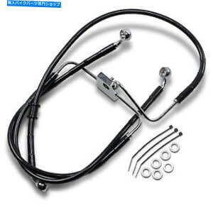 Hoses g̃XeX|tgu[LC+4C`n[[X|[cX^[ Extended Length Stainless Steel Front Brake Line +4 INCHES HARLEY SPORTSTER