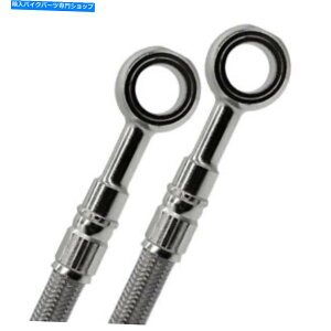 Hoses Galfer Brakes -FK003D700-2-�X�e�����X�|�t�����g�����u���[�L���C���L�b�g Galfer Brakes - FK003D700-2 - Stainless Steel Front Hydraulic Brake Line Kit�y���s�A���i�z
