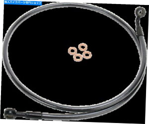 Hoses Magnum E-Z�́A�V���O���f�B�X�N�t�����g�u���[�L���C��46744W 180DEG�𒲐����܂��B�g�b�v�A���O��-44in Magnum E-Z Align Single Disc Front Brake Line 46744SW 180deg. Top Angle - 44in�y���s�A���i�z