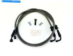 Hoses Speedline'z Harley FXR��FXD DYNA�f���A���f�B�X�N�X�e�����X�t�����g�u���[�L���C��10-12�C���` Speedline'z Harley FXR & FXD Dyna Dual Disc Stainless Front Brake Lines 10-12 In�y���s�A���i�z