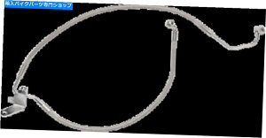 Hoses hbOXgbN̒AXeXu[LC2004-05 FXST Softail2000-06 FLSTC Drag Stock Length Rear Stainless Brake Line 2004-05 FXST Softail & 2000-06 FLSTC