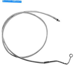 Hoses }Oi~bhu[LC-FLHT ABS -STERLING CHROMITE II | AS37015 Magnum Mid Brake Line - FLHT ABS - Sterling Chromite II | AS37015