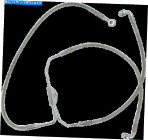 Hoses 1741-1794�W�����t�����g�X�e�����X�X�`�[���u���[�L���C���L�b�g�N���A 1741-1794 Standard Length Front Stainless Steel Brake Line Kit Clear�y���s�A���i�z
