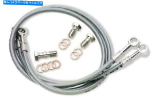 Hoses 06-2014 ZX14�i��ABS�jGalfer�t�����g�u���[�L���C�����C���L�b�g - Clear 2011 2012 2013 06-2014 ZX14 (NON-ABS) Galfer Front Brake Lines Line Kit - CLEAR 2011 2012 2013�y���s�A���i�z