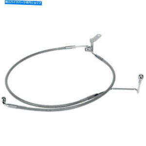 Hoses +3 "49 3/8"gґgXeXAu[LCn[[\tgGC04-06 +3" 49 3/8" Extended Braided Stainless Rear Brake Line Harley Softail 04-06