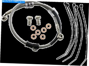 Hoses �K���t�@�[�t�����g�X�e�����X�X�`�[���u���[�L���C���L�b�g2�sFK003D385-2 Galfer Front Stainlesss Steel Brake Line Kits 2 Lines FK003D385-2�y���s�A���i�z