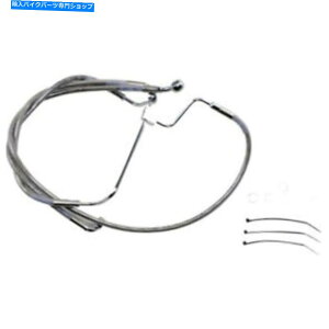 Hoses +6 "gꂽXgbNXeXX`[Abp[u[LCn[[c[O14-19 +6" Extended Over Stock Stainless Steel Upper Brake Line Harley Touring 14-19