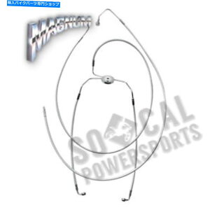 Hoses }OiX^[ON}CgIIfUCi[V[Ytg~bhu[LC-37011 Magnum Sterling Chromite II Designer Series Front Mid Brake Line - 37011
