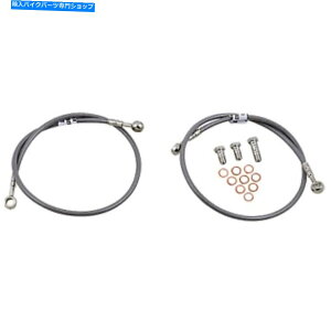 Hoses Galfer Brakes -FK003D385-2-�X�|�[�c�o�C�N�X�e�����X�|�����u���[�L���C��SUZ Galfer Brakes - FK003D385-2 - Sportbike Stainless Steel Hydraulic Brake Line Suz�y���s�A���i�z
