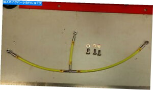 Hoses ���F�̃h�D�J�e�BS4R�����X�^�[�w���ґg���C���I�C���N�[���[�z�[�X YELLOW DUCATI S4R MONSTER HEL BRAIDED LINE OIL COOLER HOSE