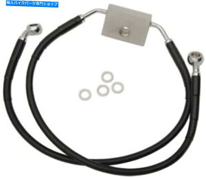 Hoses hbOXyVeB[Yu[LC - tg - +10 " - ubN-XL -1741-5297 Drag Specialties Brake Line - Front - +10" - Black - XL - 1741-5297