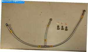 Hoses �V���o�[�h�D�J�e�BS4R�����X�^�[�w���ґg���C���I�C���N�[���[�z�[�X SILVER DUCATI S4R MONSTER HEL BRAIDED LINE OIL COOLER HOSE�y���s�A���i�z