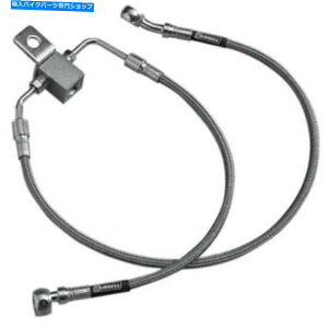 Hoses 87-90n[[\tgACFLSTbZu[LCAXeXX`[R08839DS 87-90 for Harley Softail FLST RUSSELL Brake Line Rear Stainless Steel R08839DS