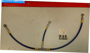 Hoses �������̐��h�D�J�e�B996�w���ґg���C���I�C���N�[���[�z�[�X TRANSLUCENT BLUE DUCATI 996 HEL BRAIDED LINE OIL COOLER HOSE�y���s�A���i�z