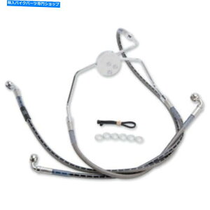 Hoses Russell +6 CycleFlex�u���[�L���C�� - �t�����g-94-07 FLHR | R08999S Russell +6 Cycleflex Brake Line - Front - 94-07 FLHR | R08999S�y���s�A���i�z