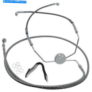 Hoses 1989N2003Nn[[FlhtcubZu[LCtgXeX|R08731DS 1989-2003 for Harley FLHTCU RUSSELL Brake Line Front Stainless Steel R08731DS
