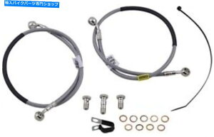 Hoses �K���t�@�[�u���[�L�X�e�����X�|�t�����g�����u���[�L���C���L�b�g-FK003D512-2 Galfer Brakes Stainless Steel Front Hydraulic Brake Line Kit - FK003D512-2