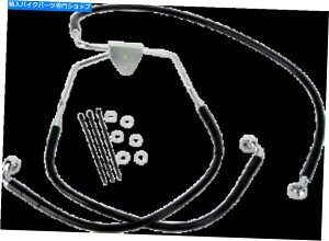 Hoses �h���b�O�X�y�V�����e�B1741-2509�g���X�e�����X�X�`�[���t�����g�u���[�L���C���L�b�g Drag Specialties 1741-2509 Extended Stainless Steel Front Brake Line Kit�y���s�A���i�z