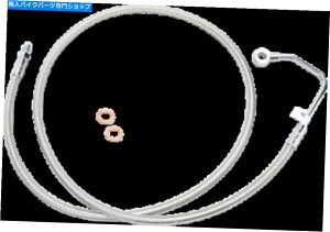 Hoses }OifUCi[V[Ytg~bhu[LC|bVXeX57011 Magnum Designer Series Front Mid Brake Line Polished Stainless 57011
