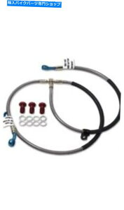 Hoses 08-13 CBR1000RR GALFER GP�V���[�Y3���C���t�����g�u���[�L���C���L�b�g�A�N���AD641GP 08-13 CBR1000RR Galfer GP Series 3-Line Front Brake Line Kit, Clear D641GP