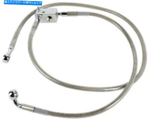Hoses hbOXyVYu[LC - A - +3 " - \tgAC-1741-0708 Drag Specialties Brake Line - Rear - +3" - Softail - 1741-0708