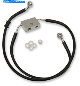 Hoses �h���b�O�X�y�V�����e�B�g��SS�t�����g�u���[�L���C���L�b�g1741-5335 Drag Specialties Extended SS Front Brake Line Kit 1741-5335�y���s�A���i�z
