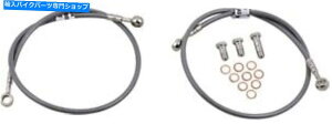 Hoses Galfer Brakes SportBike�X�e�����X�|�����u���[�L���C��-FK003D385-2 Galfer Brakes Sportbike Stainless Steel Hydraulic Brake Line - FK003D385-2�y���s�A���i�z