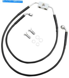 Hoses DSrj[u[LCLbgABStgAbp[/EA[+4 "n[[FXDWGChOCh12-16 DS Vinyl Brake Line Kit ABS Front Upper/Lower +4" Harley FXDWG Wide Glide 12-16