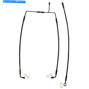 Hoses }Oi-SBB1308-31-R[eBOXRXeXtguCNCLbgn[[ Magnum - SBB1308-31 - Black Coated XR Stainless Lower Front Brakeline Kit Harley