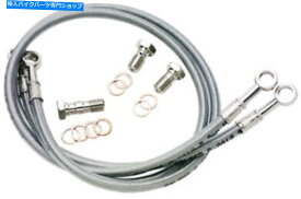 Hoses Galfer 2009 Yamaha XVS1100 V Star 1100カスタムブレーキラインFrt Silver Yamaha D707- GALFER 2009 Yamaha XVS1100 V Star 1100 Custom BRAKE LINE FRT SILVER YAMAHA D707-