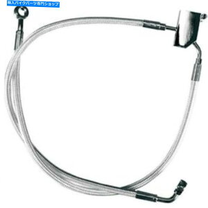 Hoses n[[\tgAĈ߂̃}OiN}CgIIu[LCA08-10 Magnum Chromite II Brake Line Rear for Harley Softail 08-10