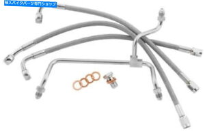 Hoses Goodridge Premium Brake Line Kit Touring nonabs Clear +10 HD82128-A +10 03-7150 GOODRIDGE PREMIUM BRAKE LINE KIT TOURING NON-ABS CLEAR +10 HD82128-A+10 03-7150�y���s�A���i�z
