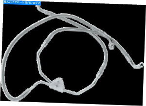 Hoses �h���b�O�X�y�V�����e�B�X�e�����X�t�����g�u���[�L���C���L�b�g�i�N���A�j1741-0868 Drag Specialties Stainless Front Brake Line Kit (Clear) 1741-0868�y���s�A���i�z