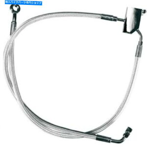 Hoses n[[FLH FLT 97-05̃}OiN}CgIIu[LCA Magnum Chromite II Brake Line Rear for Harley FLH FLT 97-05