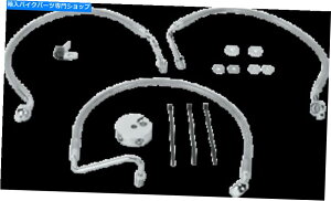 Hoses 1741-0870WtgXeXX`[u[LCLbgNA 1741-0870 Standard Length Front Stainless Steel Brake Line Kit Clear