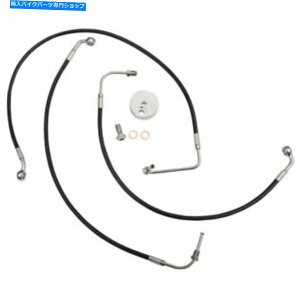 Hoses La Choppers Brake Line -Black -18-20 14-16 FL | LA-8011B19B LA Choppers Brake Line - Black - 18-20 14-16 FL | LA-8011B19B