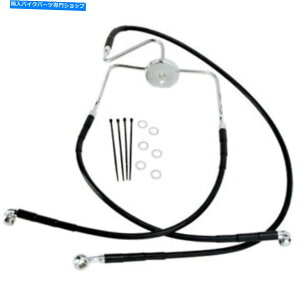 Hoses hbOtgg+2ubNrj[u[LCn[[94-07 FLHR 98-06 FLTR/I Drag Front Extended +2 Black Vinyl Brake Line Harley 94-07 FLHR 98-06 FLTR/I