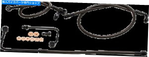 Hoses La Choppers Brake Line Kit Midnight Series 18 "20" APEnK[LA-8151B19M LA Choppers Brake Line Kit Midnight Series 18" 20" Ape Hanger #LA-8151B19M