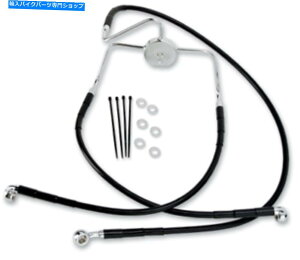 Hoses hbOXyVeBtgґgu[LCSTD 94-07n[[frbh\[hLO Drag Specialties Front Braided Brake Line STD 94-07 Harley Davidson Road King