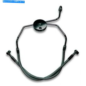 Hoses マグナムブラックパールデザイナー非アブ下部ブレーキラインキット＃4??7004ハーレーデビッドソン Magnum Black Pearl Designer Non-ABS Lower Brake Line Kit #47004 Harley Davidson【並行輸入品】