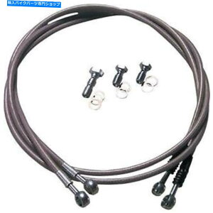 Hoses [X^[[VOXeXґgu[LC - jo[T-30-54 Lone Star Racing Stainless Braided Brake Line - Universal - 30-54