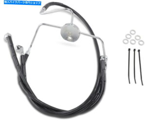 Hoses n[[FLHR99-07A99-06 FLTR/I DS EXTtgu[LCLbg+2/Abp[ 99-07 for Harley FLHR, 99-06 FLTR/I DS Ext Front Brake Line Kit +2 Lower/Upper