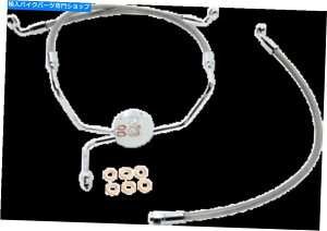 Hoses 95-03n[[GNgOChWFLHTu[LCLbgXRXeX|F 95-03 for Harley Electra Glide Standard FLHT Brake Line Kit XR Stainless Steel F