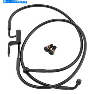 Hoses ObhbW\tgACAu[LCubNXeXn[[tH[hRg[08-11 Goodridge Softail Rear Brake Line Black Stainless Harley Forward Control 08-11