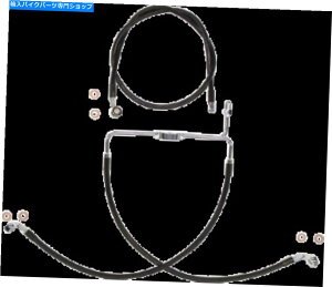 Hoses 2008-2017 FOR HARLEY FAT BOB FXDF MAGNUM BRAKE LINE KIT XR BLACK SBC1310-25 2008-2017 for Harley Fat Bob FXDF MAGNUM Brake Line Kit XR Black SBC1310-25�y���s�A���i�z