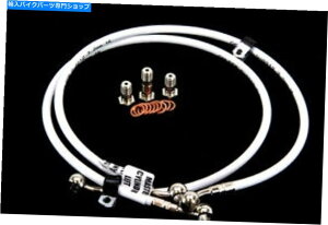 Hoses 08-10 GSXR600 GSXR750zCgKt@[SStgu[LC2008 2009 2010 08-10 GSXR600 GSXR750 WHITE Galfer SS Front Brake Lines 2008 2009 2010