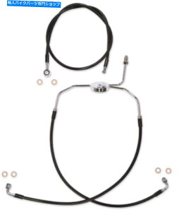 Hoses }Oi16 1/4 "23" XRubNGNXg[X|Xu[LCLbgSBC1305-23 Magnum 16 1/4" 23" XR Black Extreme Response Brake Line Kit SBC1305-23