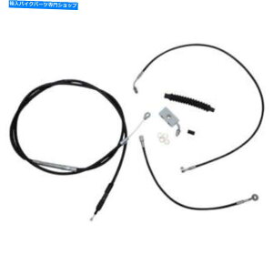 Hoses LA`bp[YLA-8152KT-16BP[u/u[LCLbg-15-17INBސlnK[ -  LA Choppers LA-8152KT-16B Cable/Brake Line Kit - 15-17in. Ape Hangers - Black