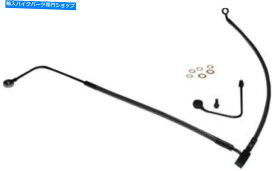Hoses マグナムブラックパールデザイナーABSローワーブレーキラインキットハーレーデビッドソンソフトアイル Magnum Black Pearl Designer ABS Lower Brake Line Kit Harley Davidson Softail【並行輸入品】